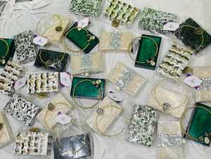 Bolso de Mano de Resina Simple con Resina de Colores Arcoíris, Moda - Venta al por Mayor - Brillante - Artístico - Product Image 3