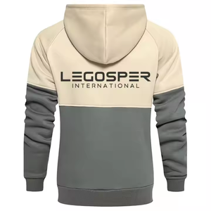 100% coton confortable poids lourd à capuche haute qualité goutte épaule séchage rapide broderie impression personnalisée Logo motif solide - Product Image 2