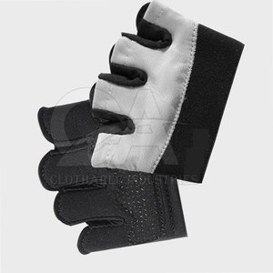 Guantes de Neopreno sin Dedos Antideslizantes para Fitness y Levantamiento de Pesas, Guantes Ligeros de Neopreno de Medio Dedo con Agarre en la Palma - Product Image 2