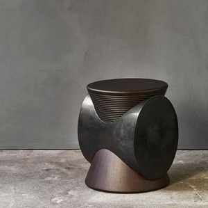 Table d'appoint ronde en métal au design moderne, table basse de qualité antique, taille personnalisée, en aluminium, pour la finition laiton. - Product Image 2