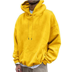 Vente en gros de sweatshirts à capuche personnalisés pour hommes en coton vierge avec impression de logo unisexe sweats à capuche pour hommes avec broderie surdimensionnée - Product Image 1