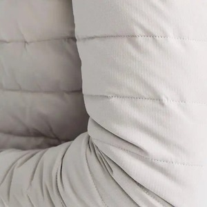 2025แจ็คเก็ตขนเป็ดมีฮู้ดสำหรับผู้ชายเสื้อคลุมมีซิปเนื้อผ้าระบายอากาศได้ดีสีทึบออกแบบได้ตามต้องการ - Product Image 6