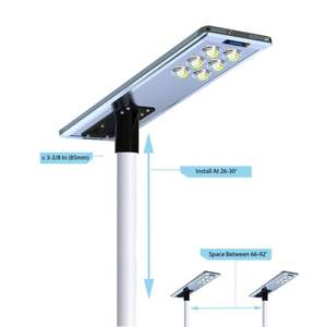 ไฟถนนโซลาร์เซลล์ LED กำลังสูงพิเศษ 100 วัตต์ ยอดขายดีที่สุด - 16,000 ลูเมนส์ สำหรับสนามกีฬา ได้รับการรับรองมาตรฐาน Energy Star รับประกัน 5 ปี - Product Image 4