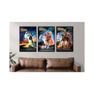 Modern Style Back to the Future I-III <b>Poster</b> Set Made of Durable Paper for Wall Decor - Product Image 2