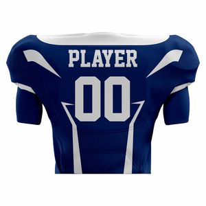 Uniformes de football américain personnalisés de qualité supérieure à manches courtes et respirants pour équipes, tailles plus grandes, couleur personnalisée, impression de haute qualité - Product Image 5