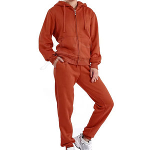 Survêtement en tissu premium avec fermeture éclair, capuche réglable et fermeture éclair frontale, style décontracté - Product Image 3