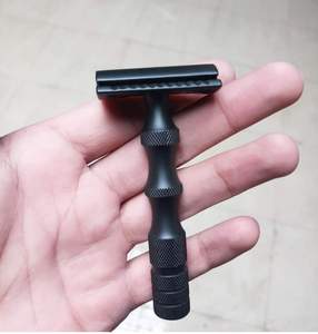 Maquinilla de afeitar de acero inoxidable de alta calidad al por mayor con mango de madera y bambú para uso doméstico - Product Image 6