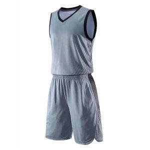 Uniformes de baloncesto de diseño personalizado de alta calidad Kit de ropa de equipo sublimado transpirable en estilo de conjuntos - Product Image 1