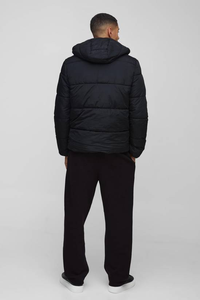 Chaquetas Acolchadas de Lona Ligera con Capucha y Logotipo Personalizado al por Mayor para Hombre - Product Image 5