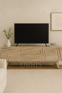 Handmade Thiết Kế Hiện Đại Rắn Gỗ Phòng Ngủ & Khách Sạn Phòng Khách Tủ Tủ Tự Nhiên Kết Thúc Hai Cửa Lưu Trữ Ngăn Kéo - Product Image 6