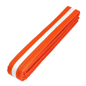 Customizable 100% Cotton Solid <b>Karate</b> Belt Durable Martial Arts <b>Equipment</b> with Size Options - Product Image 5