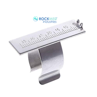 Endo Gauge Finger Rulers Span Measure Scale Endodontic Instruments Ring Dental Use Manual Reusable High-Temperature Sterilized