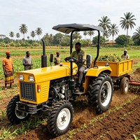 Mejor Precio, Tractor Agrícola de 35hp, Mini Tractor 4x4 para Agricultura en Colombia, Ecuador y China, Mini Tractor de 35hp con Aprobación en Colombia y Ecuador