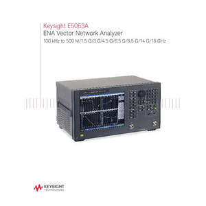 Analizador de Redes Vectoriales ENA Keysight E5063A - Product Image 2