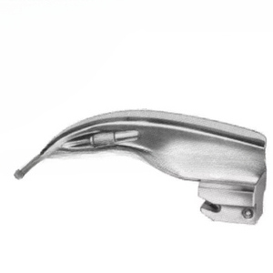 Lame de laryngoscope manuelle certifiée CE, acier inoxydable de qualité supérieure, longueur de travail personnalisée 75 mm, instruments chirurgicaux pour enfants - Product Image 1