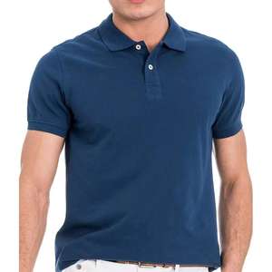 Promoción de ventas, logotipo personalizado, camiseta Polo bordada de poliéster en blanco liso de Color sólido, camisetas de algodón, polos para hombre - Product Image 5