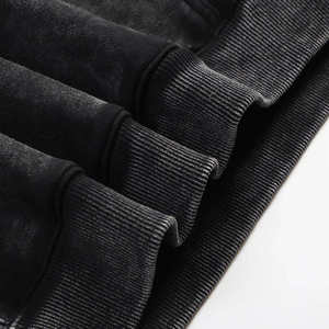 Sweat-shirts à capuche en molleton français avec logo personnalisé, sweat-shirt surdimensionné délavé à l'acide, sweat-shirt épais et lourd pour homme, impression délavée - Product Image 4