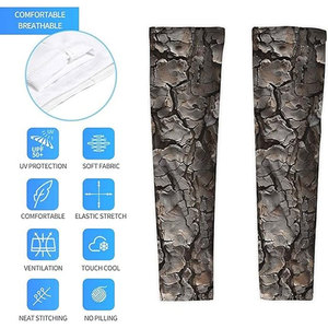 Mangas de Brazo Coloridas, Elásticas, con Protección UV, para Correr, Ciclismo, Mangas Largas Multicolores - Product Image 5