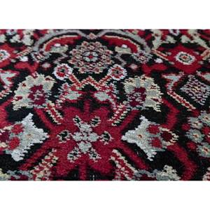 Aalam Hand Knotted Wool Rugs in <b>Red</b> & Orange Geometric Pattern Pae-6238 for Home Use - Product Image 3