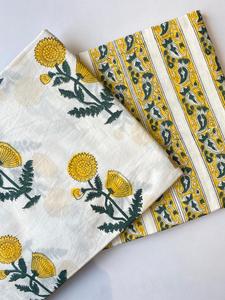 100%Cotton Hand Block Printed Fabric Handcrafted Jaipur Heritage Traditional Eco Friendly Breathable Block Print Cotton Fabric - Product Image 4