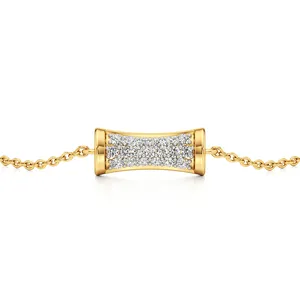 สร้อยข้อมือ Fine Charm รุ่น Orbita ทรงกระบอกประดับเพชร - Product Image 3