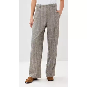 Pantalon décontracté homme style urbain, nouvelle collection, taille mi-haute, infroissable, 100% coton, fermeture éclair, prix de gros - Product Image 1