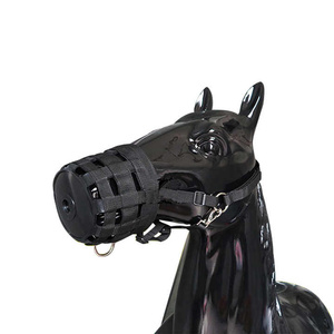 Bozal de caballo ajustable con materiales duraderos de diseño ligero y transpirable para control de pastoreo y uso diario - Product Image 4