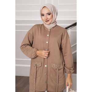 Oiseau Oeil Pierre Motif Deux Fils Ensemble Vison - Product Image 1