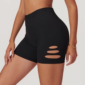 Shorts Deportivos Sexys para Mujer, para Yoga, con Efecto Push-Up, Cintura Alta, Secado Rápido, Transpirables, Sin Costuras, para Gimnasio y Entrenamiento, con Logotipo Personalizado - Product Image 1