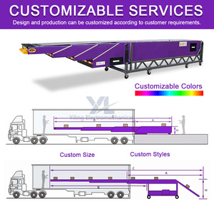 Flexibele transportbandapparatuur voor het laden van vrachtwagens aan de laadkant en het verzenden van goederen in magazijnen, telescopische bandtransportband - Product Image 4