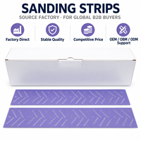 Vente directe usine – Accepte OEM/OBM/ODM – Disque de ponçage violet 70*420mm P40-P800 sur base papier avec support Velcro pour polissage automobile
