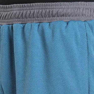 Shorts Bermuda Homme Bleu Uni 100% Coton Taille Haute Fermeture Éclair Style Urbain Tissu Oxford Séchage Rapide & Respirant Poches - Product Image 6