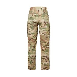 Pantalones de camuflaje de algodón duradero para hombre, pantalones tácticos de pierna con cordón y bolsillos laterales grandes para exteriores - Product Image 2