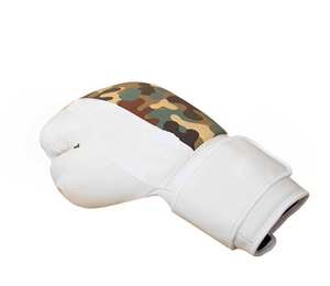 Gants de boxe professionnels de haute qualité en cuir de vachette et cuir PU respirants avec fermeture auto-agrippante, design et logo personnalisés, vente en gros - Product Image 3