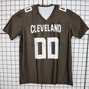 Camiseta de fútbol americano personalizada para hombre, uniforme juvenil bordado cosido, camiseta de fútbol americano de buena calidad - Product Image 1