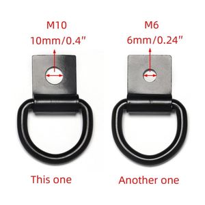 Анкерные крепления D-образные кольца, 10 мм отверстие для крепления, гайка-слот, для рейлингов кузова пикапа, прицепов, кемперов - Product Image 6