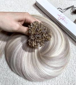 Extensiones de cabello de queratina de punta plana recta doble de Color Rubio vikingo Extensiones de cabello humano vietnamita Proveedor al por mayor - Product Image 1