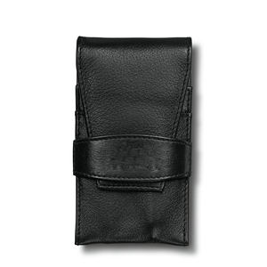 Ensemble de manucure 3 pièces en acier inoxydable, outils droits et pointus pour cuticules, ciseaux à ongles, pince à épiler, lime à ongles avec pochette noire pour soins des adultes - Product Image 4