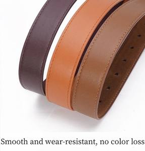 Cinturón de piel de vaca con diseño personalizado A precio de venta al por mayor Cinturón de piel auténtica para hombre de la mejor calidad - Product Image 5