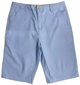 Pantalones cortos de lino liso para hombre, Bermudas masculinas informales de estilo francés, de algodón, cómodas y transpirables, nuevo diseño - Product Image 1