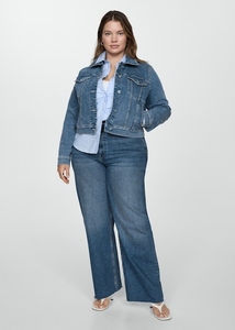 OEM Women's Denim Jean Style <b>Jacket</b> Women Customized Colour Casual Outwear Fall <b>Jacket</b> Denim Button Oversize Denim <b>Jacket</b>. - Product Image 4