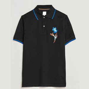 Camiseta Polo de Talla Grande con Bordado Hecha en Pakistán, Camiseta Polo de Manga Corta con Bordado de Venta Caliente - Product Image 1