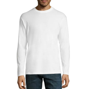 เสื้อ100% แขนสั้นผ้าฝ้ายสำหรับผู้ชายสั่งทำได้เสื้อกันตะเข็บระดับมืออาชีพผ้าถักแบบลำลอง - Product Image 2