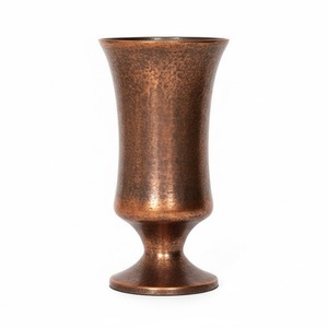 Handmade Copper Antique Metal Flower Vase <b>Trumpet</b> Vase for Home Event Parties Tabletop Decoration Centerpieces Vase - Product Image 1