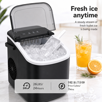 Machine à glaçons automatique portable de comptoir, 12 kg/24h, pour la maison, l'hôtel et le bar – Nouveauté très demandée