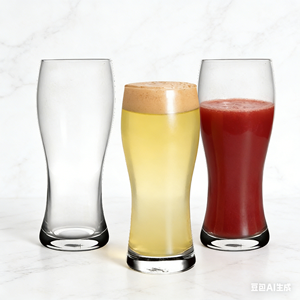 Verres à bière transparents en gros de 450 ml, 500 ml, 600 ml, 1 L avec logo personnalisé pour soutenir les campagnes marketing de bière - Product Image 2