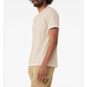 Venta al por mayor Bella + Canvas Unisex camiseta 3001 Unisex Super suave camiseta algodón poliéster camisetas para hombres impresión personalizada - Product Image 1