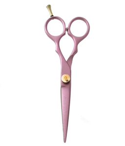 Ciseaux de coiffeur en acier inoxydable à utiliser à droite Ciseaux de coiffure bébé rose pour la beauté - Product Image 4