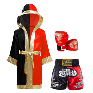 ชุดฝึกซ้อมมวยสำหรับเด็กชายและเด็กหญิง แขนยาว ผ้าซาติน - Product Image 3