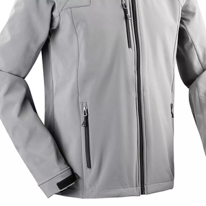 Veste coupe-vent imperméable respirante écologique de haute qualité pour homme, en softshell, avec capuche, pour l'extérieur, vente en gros - Product Image 2